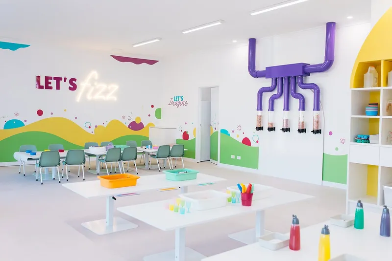 The inside of a Fizz Kids studio