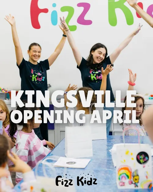 Exciting news! We’re bringing our signature hands-on Fizz fun to Melbourne West!!! Hello KINGSVILLE! 

Get ready for amazing birthday parties, action-packed school holiday programs, and interactive play workshops (watch out kids under 5 - we have something very special planned for you!!) all in our brand new vibrant studio! 

Party bookings open from Saturday 26 April! This first weekend is already 80% booked!! 

Melbourne West - we’re honoured to see you soon! ✨🎉🤩