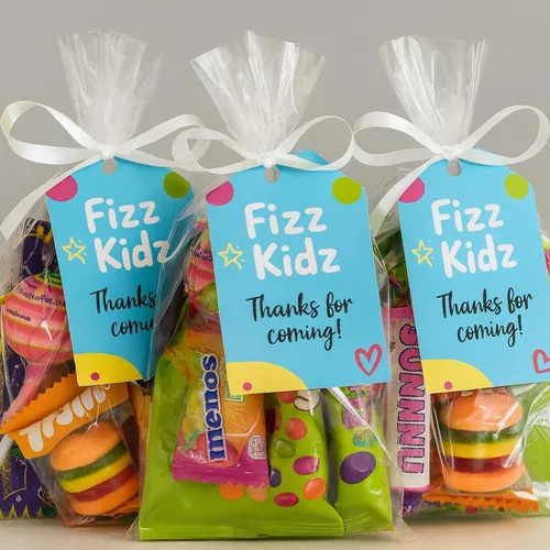 🎉 Sweet surprises are here! Our brand-new Fizz Kidz lolly bags are the perfect party treat 🍭✨