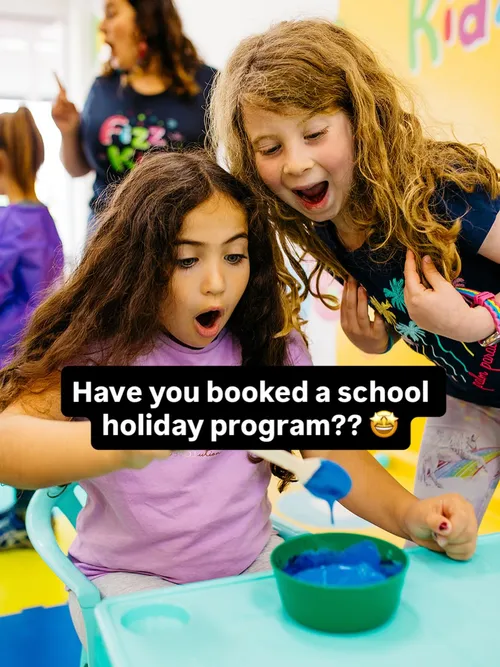 Limited Spots Left!
Our school holiday programs are filling fast – book ASAP to secure your place.
We can’t wait to see you for a holiday full of fun and creativity! 🌈✨

Link in bio to book ✌️
