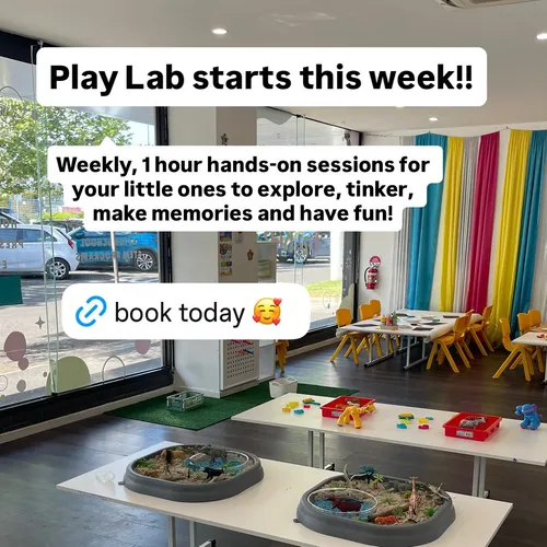We’re so excited for Term 4 Play Lab 🌟 

In a world that’s so busy, Play Lab slows everything down. We focus on the little things, the feeling of sand between fingers, the rainbow light that streams through our peg wall, the feeling of joy as we create, this is your time, your child’s time ❤️

Bring your little one, wear clothes you don’t mind getting messy and make let’s make memories together ☺️
