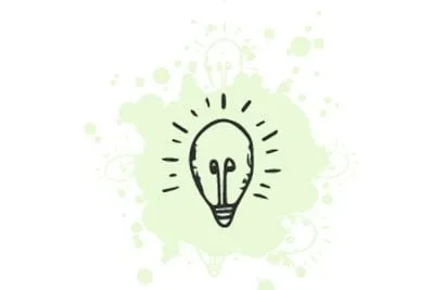 Icon of a light bulb