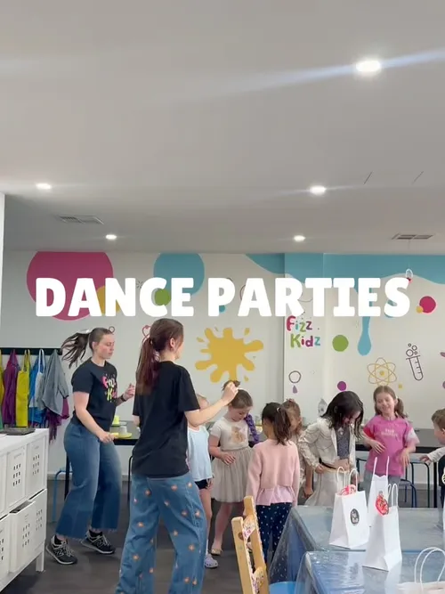 An inside look at Fizz Kidz feels a little bit like this

Sticky hands covered in slime, Kids lighting up with excitement, Dance floors full of energy and laughter, birthday candles surrounded by best friends. Tiny voices yelling “THIS IS THE BEST DAY EVER!” across the room. 

It’s glitter on the floor, nonstop fun, messy activities, huge imaginations and the kind of memories kids talk about long after the party ends 

And honestly? That’s the magic of it all