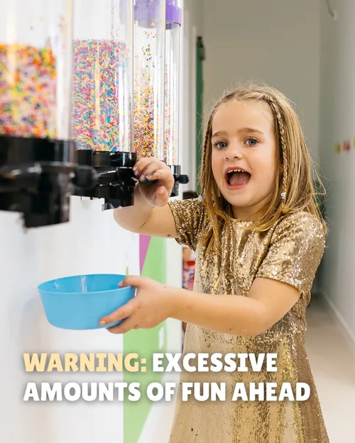Parents, consider this your official warning.

There will be confetti, there will be slime, there will be shaving cream in places we didn’t think possible, there will be dance parties and there will definitely be kids who don’t want to leave.

You’ve been warned!!