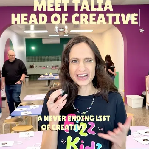 Some stories come full circle. 

You might recognise this familiar face!! Meet Talia, our Head of Creative.

Many of you will know Talia as the founder who first brought Fizz Kidz to life, creating a place where imagination could run wild and childhood could be celebrated.

Today, she’s still dreaming up big ideas, inspiring our team, shaping the experiences our families know and love, and making sure the magic of Fizz Kidz can be felt in every little detail.

The imagination that started it all is still at the heart of everything we do and if you’ve ever wondered why Fizz Kidz feels a little different, a little more colourful, a little more joyful… there’s a very good chance Talia had something to do with it!! 

She’s proof that the biggest ideas often start with one person who simply believes in a little more magic. 💜