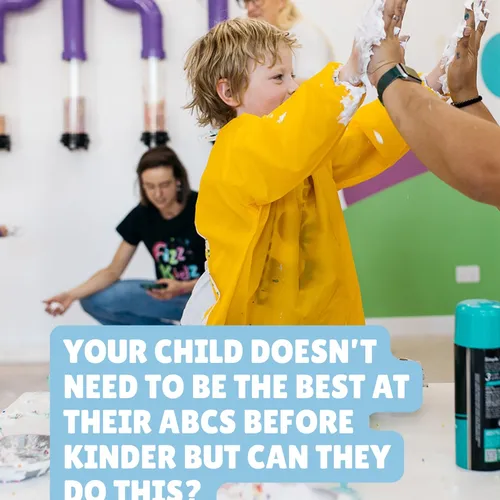 Getting ready for kinder can look a lot like waiting for the pink paint, rebuilding a fallen tower, asking a new friend to play and getting VERY curious about a science experiment!! 

They think they’re just playing, but those little moments are building some pretty big skills. That’s PlayLab 

Comment PLAYLAB for more information or tap the link in our bio to learn more!