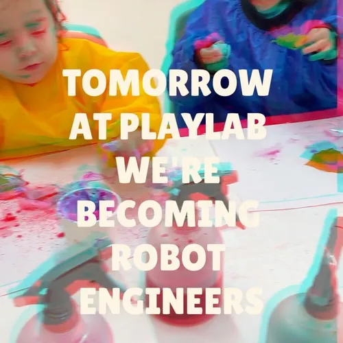 Tomorrow at PlayLab, we’re becoming robot engineers 🤖⚙️

We’ll investigate all the clicks, clacks and clangs that make machines come to life, before experimenting with colour, texture and recycled materials to design our very own robots.

Then, we’ll put our brilliant little minds together to build our biggest robot yet!

Because at Fizz Kidz, we don’t just learn how things work, we imagine what they could become!!! 

Book tomorrow’s PlayLab session via the link in our bio.