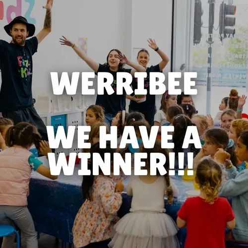 JOANNA BURNELL… YOU’RE OUR WINNER!!! 

A HUGE congratulations to @joannaburnell , who has officially won a FREE Fizz Kidz party for up to 12 kids & food included! 🎂✨

Joanna, check your emails, we’ll be in touch with all the fun details 

And to everyone who entered, thank you!! Werribee, we cannot WAIT to party with you 💜🥳