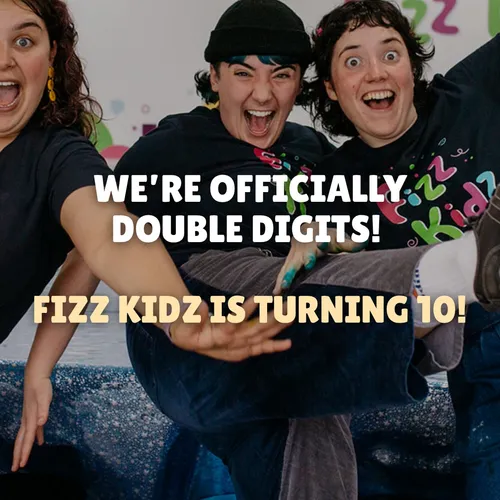 WE’RE OFFICIALLY DOUBLE DIGITS!!! 

Fizz Kidz is turning 10, so of course we’re celebrating the only way we know how with creating, making, plenty of mess and a whole lot of FUN!

Join us at Fizz Kidz Malvern on Saturday 26 September for three extra-special birthday sessions, with only 20 spots available per session.

And because it’s our 10th birthday, we’re giving away 10 Golden Tickets throughout the day! Each one unlocks an exciting prize, including free Holiday Programs, party offers and more 

Tickets are only $15 per child. Come celebrate 10 incredible years of Fizz Kidz with us!

Book your spot through the link in our bio