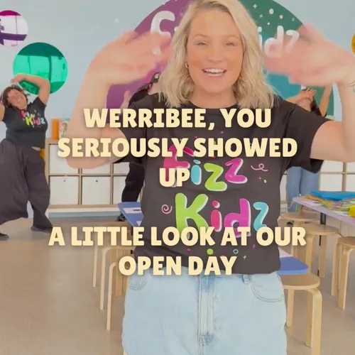 Werribee, what a way to say hello! 🥹💖

Our Open Day was filled with colourful creations, lots of little Fizz Kidz faces and so much excitement for our brand new studio.

Thank you to every family who came down, joined in the fun and helped us celebrate Fizz Kidz coming to Werribee! 

We have a feeling we’re going to LOVE it here. 

Werribee… we’re only just getting started! 👀