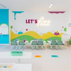 Children exploring a science activity together