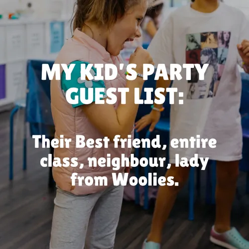 We said “invite your closest friends” and apparently that includes anyone they’ve ever made eye contact with 😂

Their bestie? Obviously.
The whole class? Would be rude not to.
The neighbour? They waved once.
The lady from Woolies? She knows their favourite cheese.

Honestly, we admire the networking. Just waiting on the final numbers from our very small, very demanding event planner
