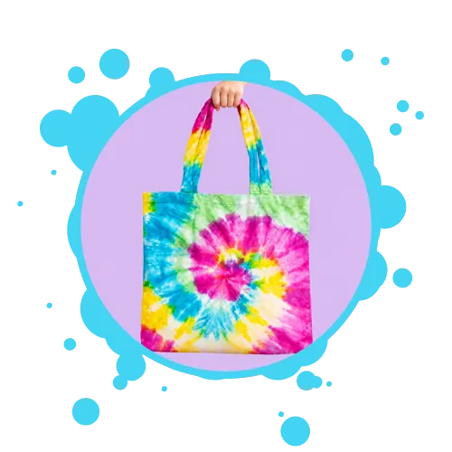 Tie Dye Tote Bags creation
