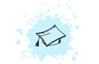 Icon of an college hat