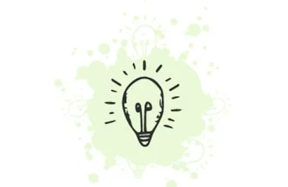 Icon of a light bulb