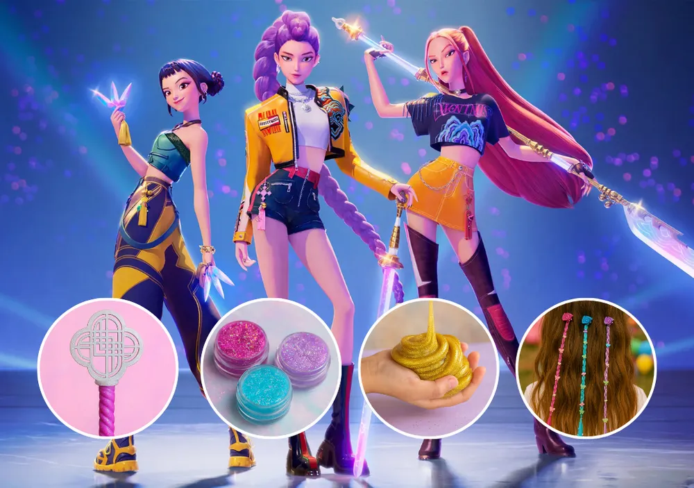 a purple butcket of glycerine cubes, with pretty colourful unciron soaps on top