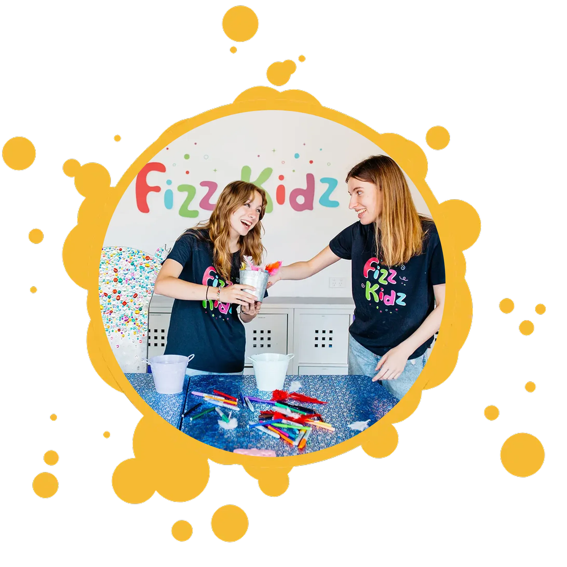 Fizz kids staff smiling