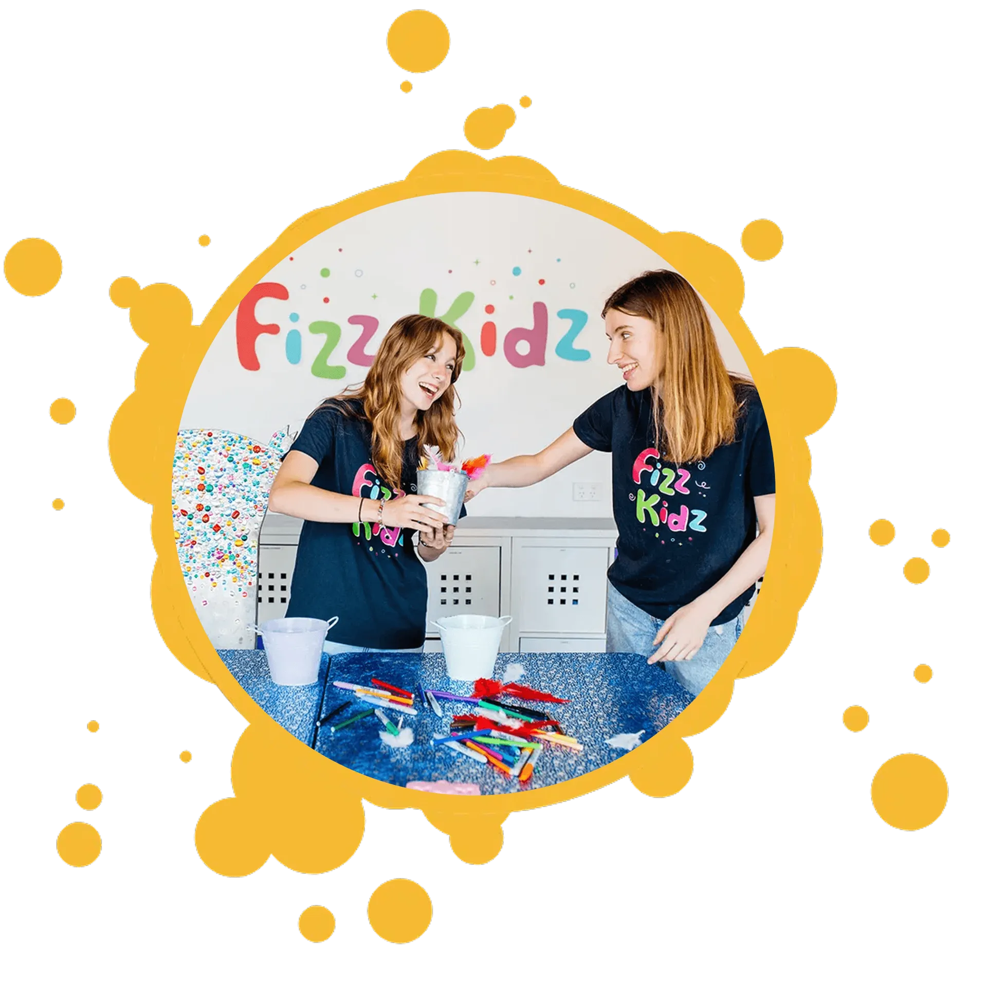 Fizz kids staff smiling