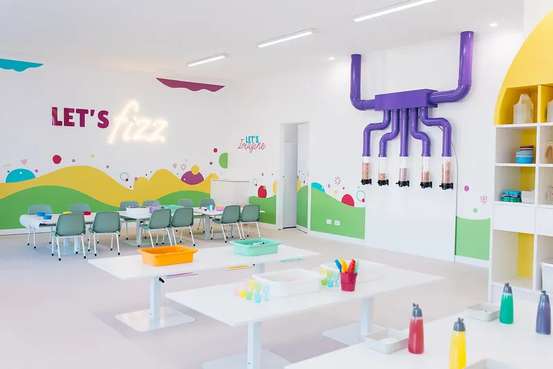 The inside of a Fizz Kids studio